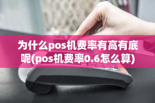 为什么pos机费率有高有底呢(pos机费率0.6怎么算)