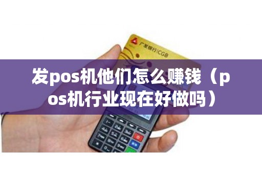 发pos机他们怎么赚钱（pos机行业现在好做吗）