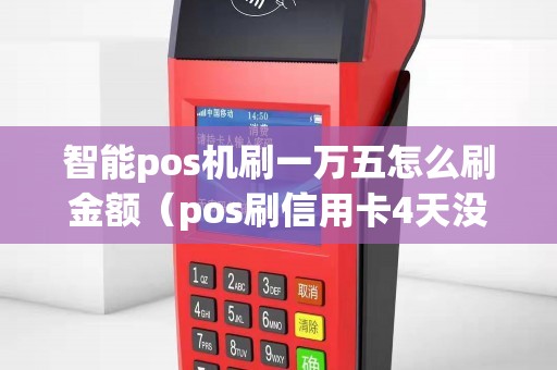 智能pos机刷一万五怎么刷金额（pos刷信用卡4天没到账）