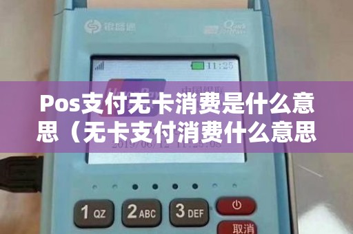 Pos支付无卡消费是什么意思（无卡支付消费什么意思）