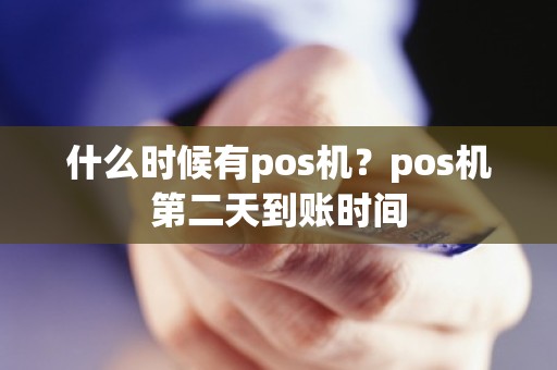 什么时候有pos机？pos机第二天到账时间