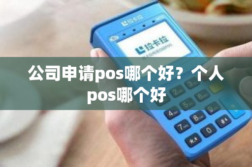 公司申请pos哪个好？个人pos哪个好