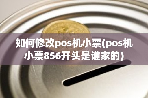 如何修改pos机小票(pos机小票856开头是谁家的)