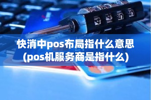 快消中pos布局指什么意思(pos机服务商是指什么)