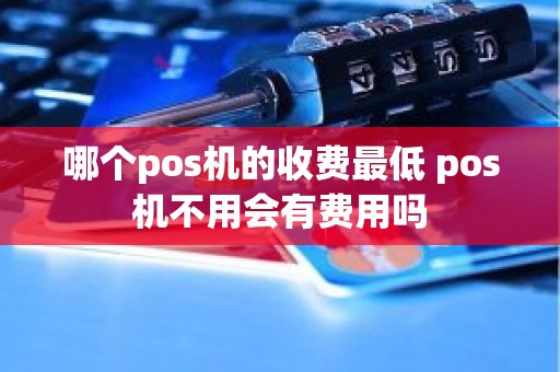 哪个pos机的收费最低 pos机不用会有费用吗