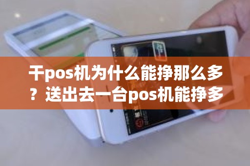 干pos机为什么能挣那么多？送出去一台pos机能挣多少