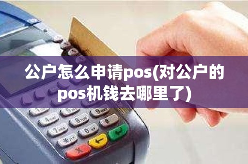 公户怎么申请pos(对公户的pos机钱去哪里了)