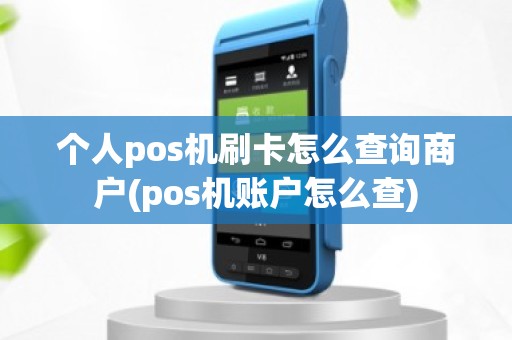 个人pos机刷卡怎么查询商户(pos机账户怎么查)