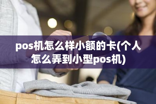 pos机怎么样小额的卡(个人怎么弄到小型pos机)