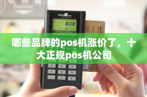 哪些品牌的pos机涨价了，十大正规pos机公司