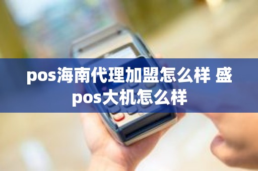 pos海南代理加盟怎么样 盛pos大机怎么样