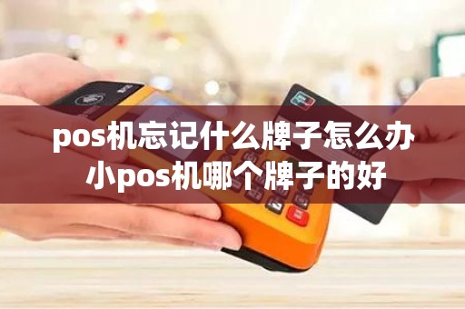 pos机忘记什么牌子怎么办 小pos机哪个牌子的好