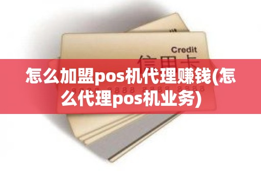 怎么加盟pos机代理赚钱(怎么代理pos机业务)