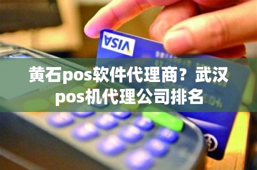 黄石pos软件代理商？武汉pos机代理公司排名