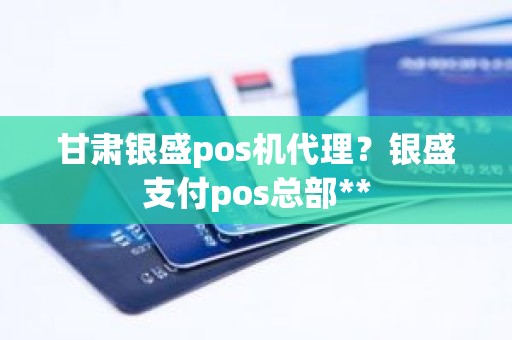 甘肃银盛pos机代理？银盛支付pos总部**