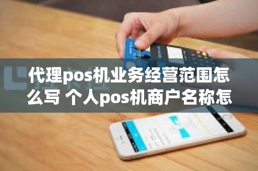 代理pos机业务经营范围怎么写 个人pos机商户名称怎么写