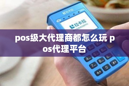 pos级大代理商都怎么玩 pos代理平台