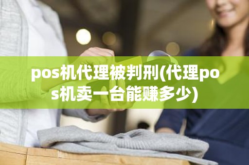 pos机代理被判刑(代理pos机卖一台能赚多少)