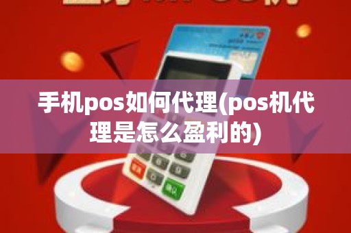 手机pos如何代理(pos机代理是怎么盈利的)