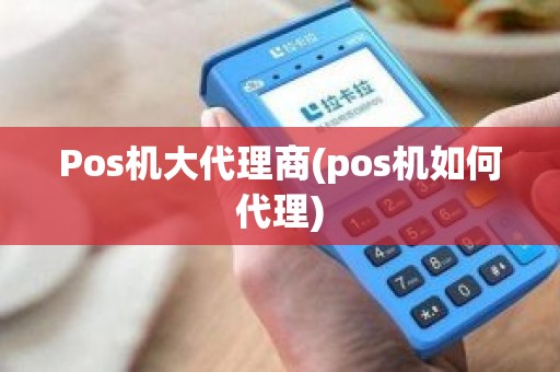 Pos机大代理商(pos机如何代理)