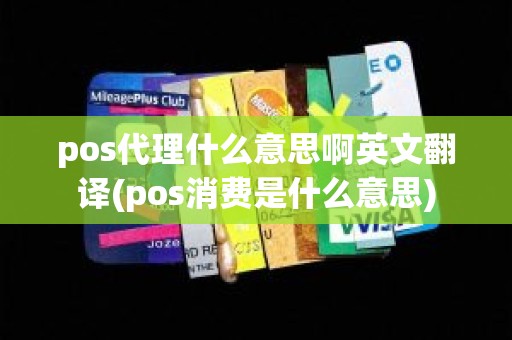 pos代理什么意思啊英文翻译(pos消费是什么意思)