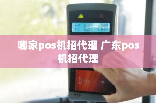 哪家pos机招代理 广东pos机招代理