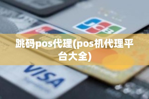 跳码pos代理(pos机代理平台大全)