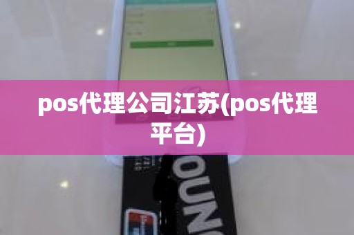 pos代理公司江苏(pos代理平台)