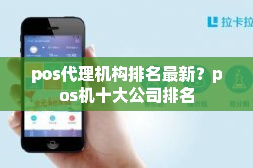 pos代理机构排名最新？pos机十大公司排名