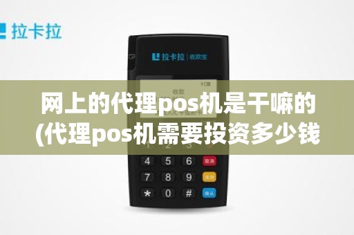 网上的代理pos机是干嘛的(代理pos机需要投资多少钱)