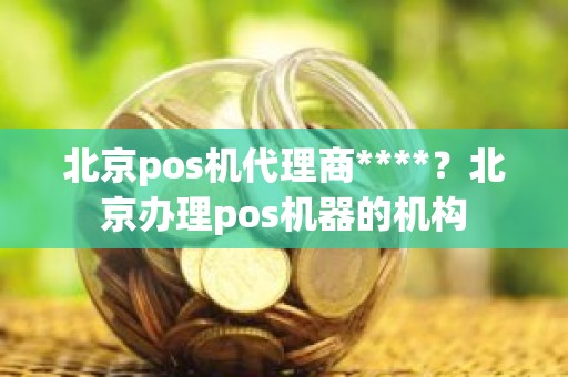 北京pos机代理商****？北京办理pos机器的机构