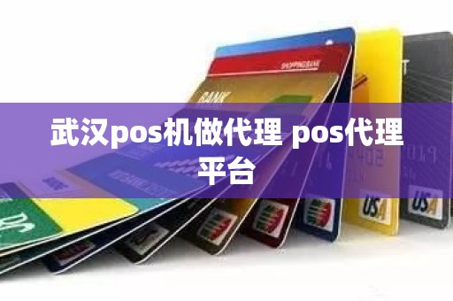 武汉pos机做代理 pos代理平台