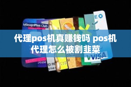 代理pos机真赚钱吗 pos机代理怎么被割韭菜