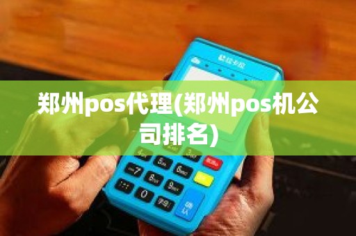 郑州pos代理(郑州pos机公司排名)