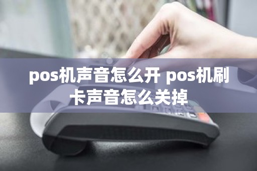 pos机声音怎么开 pos机刷卡声音怎么关掉