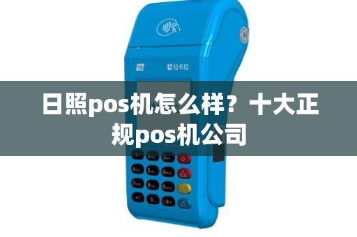 日照pos机怎么样？十大正规pos机公司