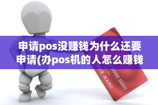 申请pos没赚钱为什么还要申请(办pos机的人怎么赚钱)