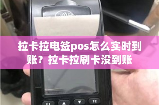 拉卡拉电签pos怎么实时到账？拉卡拉刷卡没到账