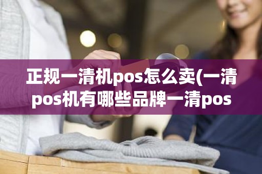 正规一清机pos怎么卖(一清pos机有哪些品牌一清pos机)