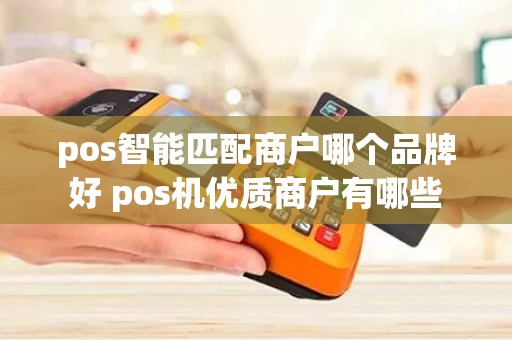 pos智能匹配商户哪个品牌好 pos机优质商户有哪些