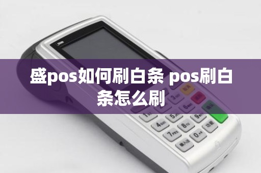 盛pos如何刷白条 pos刷白条怎么刷