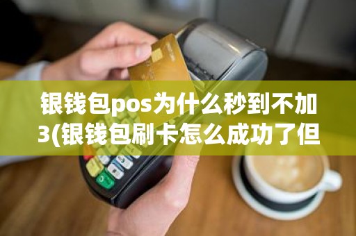 银钱包pos为什么秒到不加3(银钱包刷卡怎么成功了但是没到账)