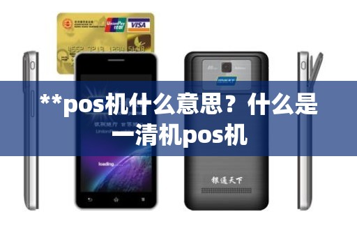 **pos机什么意思？什么是一清机pos机