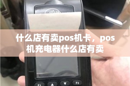 什么店有卖pos机卡，pos机充电器什么店有卖