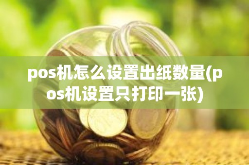 pos机怎么设置出纸数量(pos机设置只打印一张)