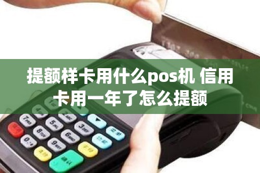 提额样卡用什么pos机 信用卡用一年了怎么提额