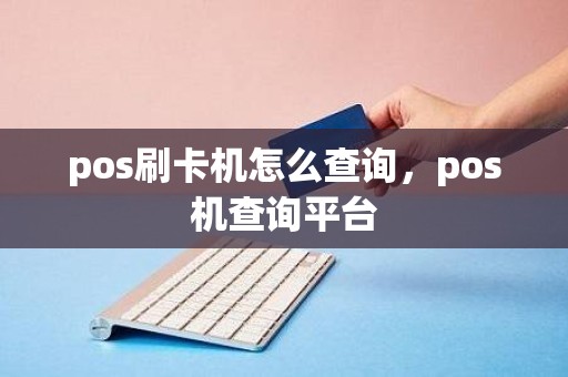 pos刷卡机怎么查询，pos机查询平台