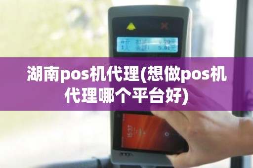 湖南pos机代理(想做pos机代理哪个平台好)