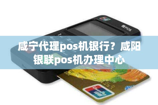 咸宁代理pos机银行？咸阳银联pos机办理中心