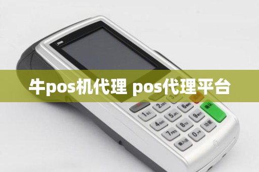 牛pos机代理 pos代理平台